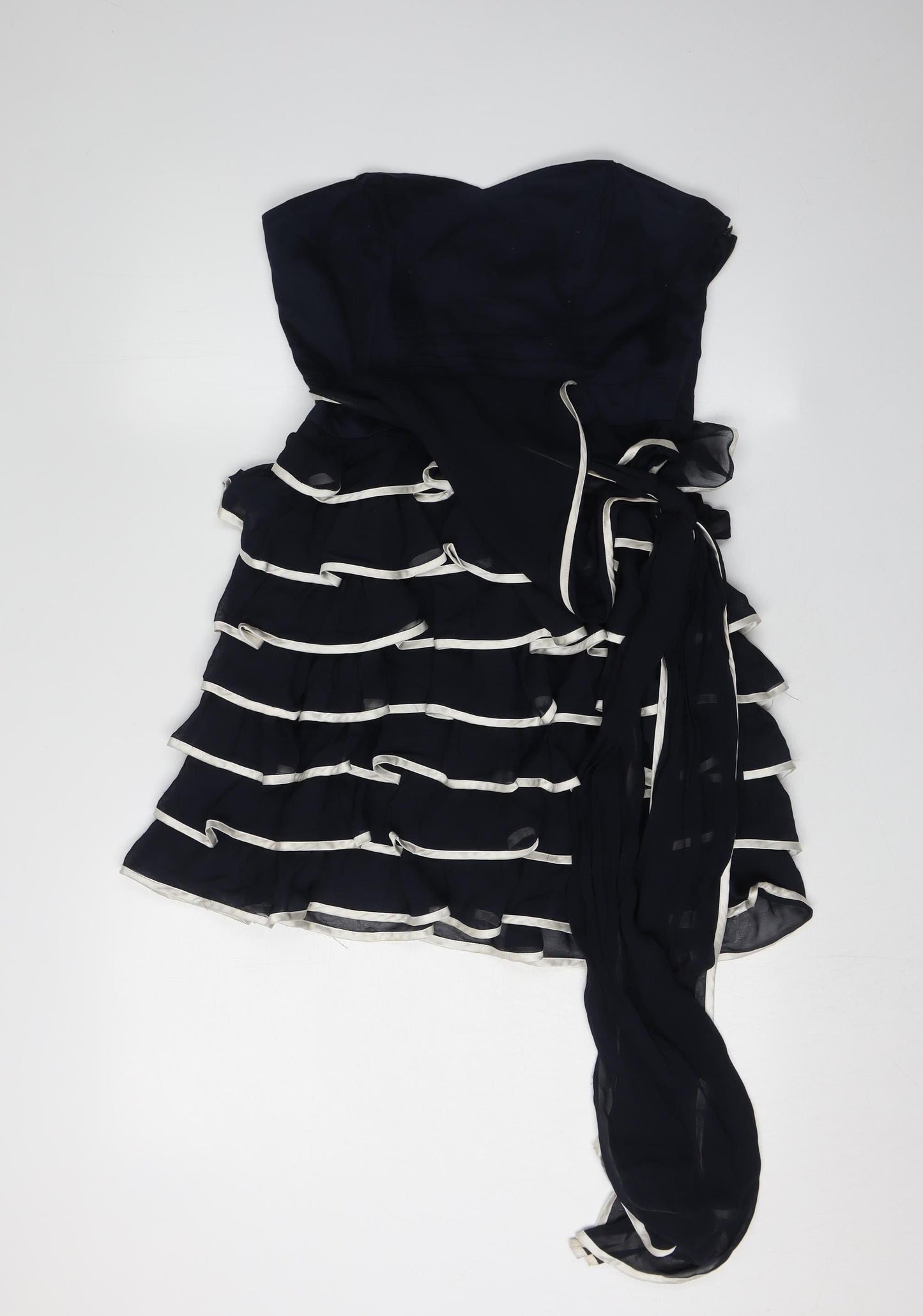 French Connection Women's Black Size 10 Strapless Dress