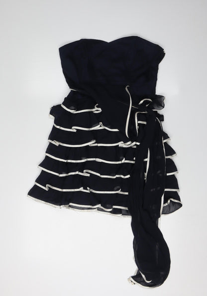 French Connection Women's Black Size 10 Strapless Dress