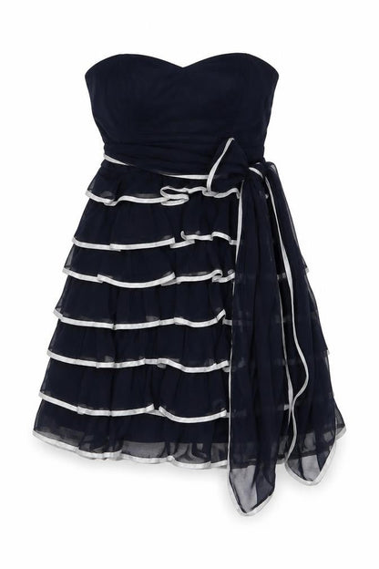 French Connection Women's Black Size 10 Strapless Dress