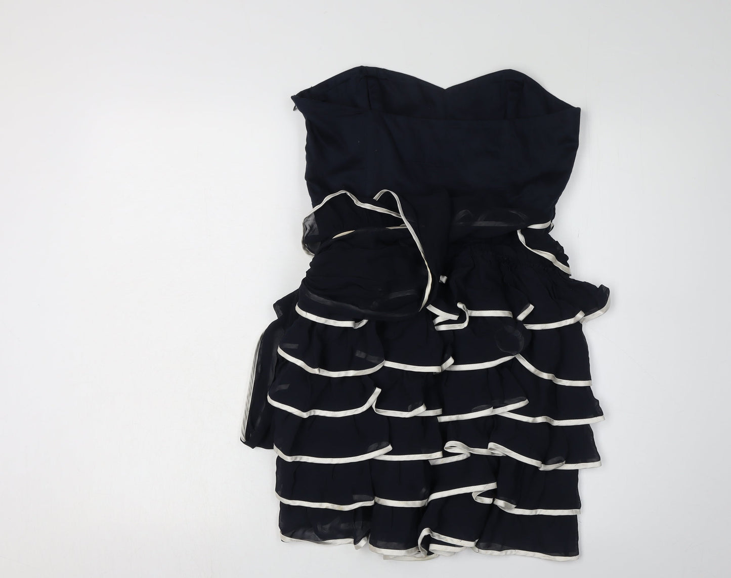 French Connection Women's Black Size 10 Strapless Dress