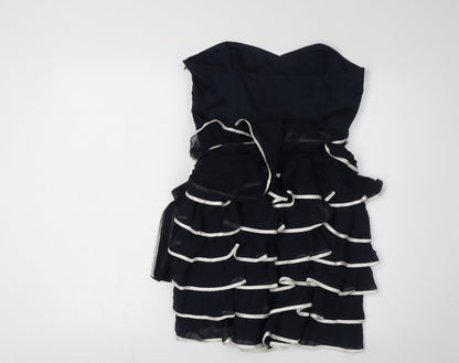 French Connection Women's Black Size 10 Strapless Dress