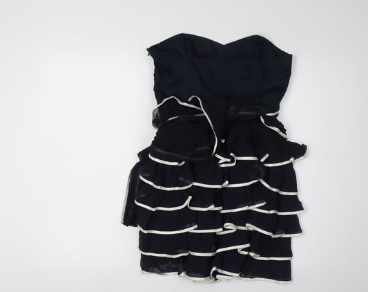 French Connection Women's Black Size 10 Strapless Dress