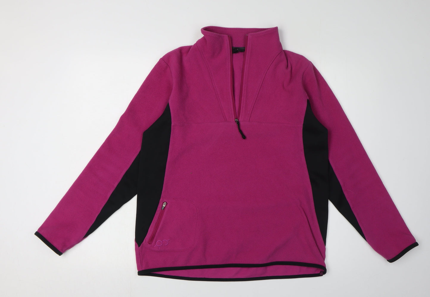 Technicals Women’s Pink Fleece Pullover Hoodie, Size 14