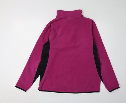 Technicals Women’s Pink Fleece Pullover Hoodie, Size 14