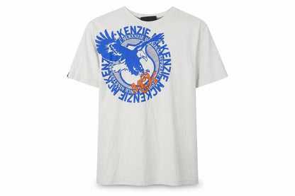 McKenzie Boys White Graphic Print T-Shirt M