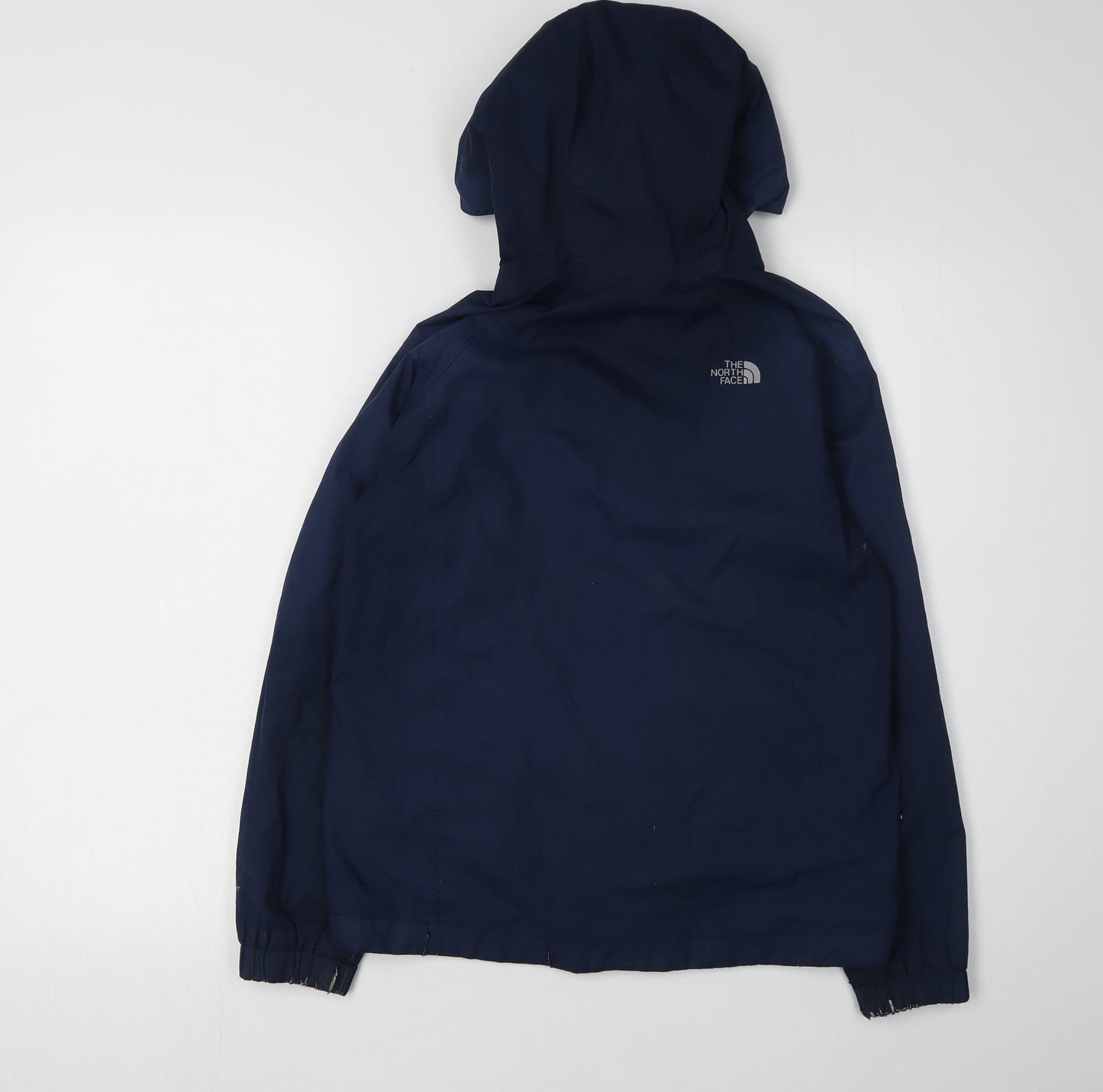 The North Face Boys Blue Rain Coat M - Waterproof Spring Autumn
