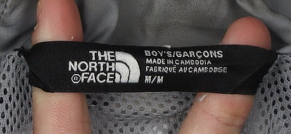 The North Face Boys Blue Rain Coat M - Waterproof Spring Autumn