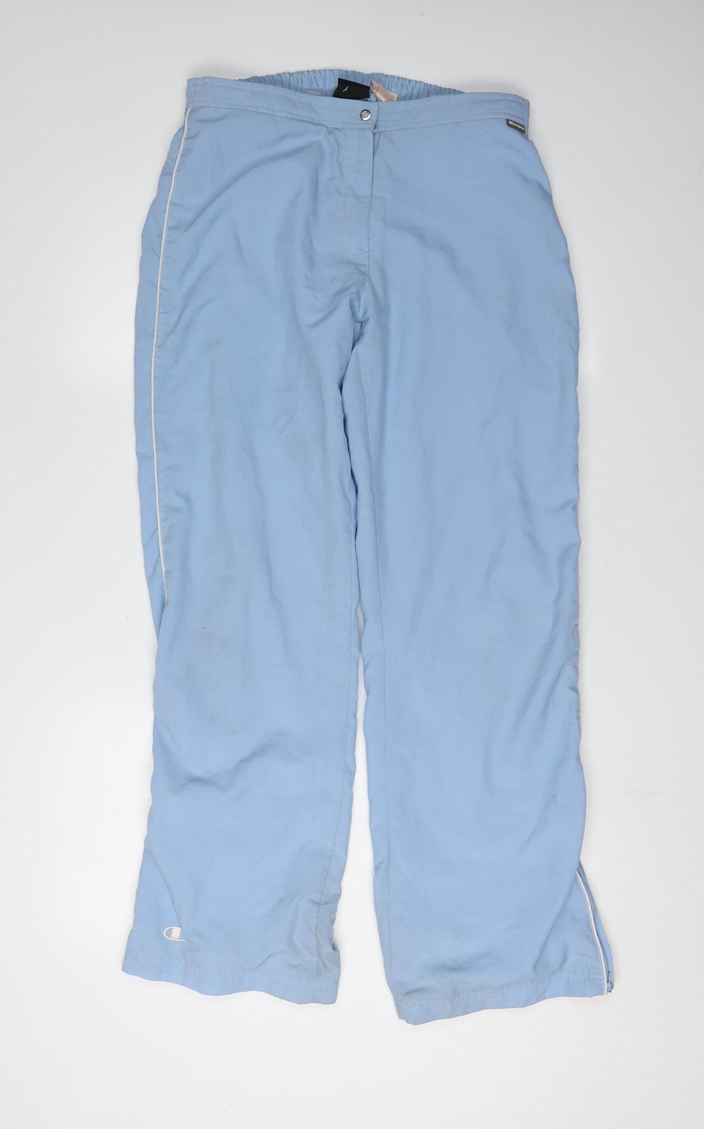 Champion Women's Blue Track Pants Size 12 for Gym
