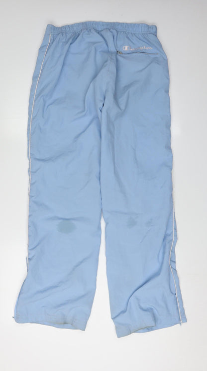 Champion Women's Blue Track Pants Size 12 for Gym