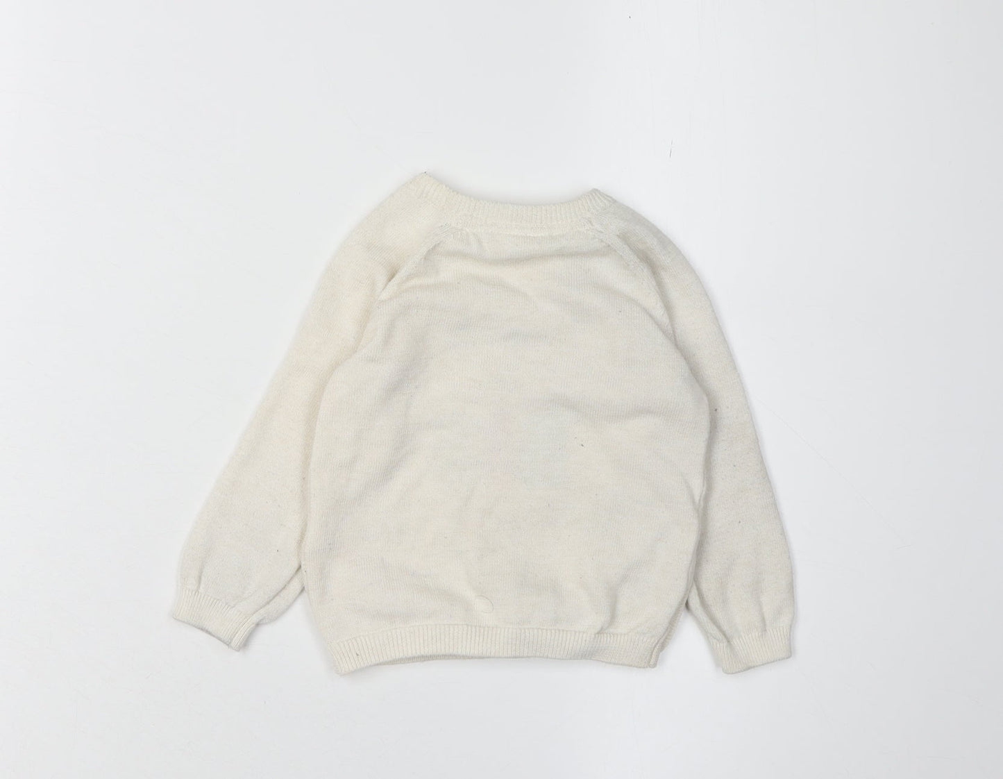 Disney Baby Unisex Beige Pullover Jumper 6-9 Months
