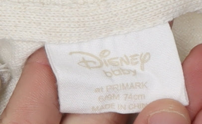 Disney Baby Unisex Beige Pullover Jumper 6-9 Months