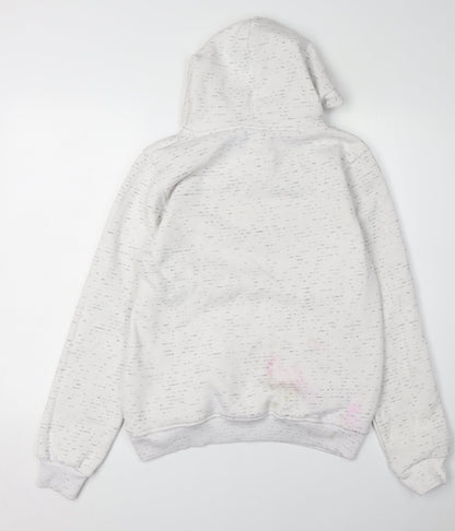 Nike Unisex White XL Pullover Hoodie with Logo