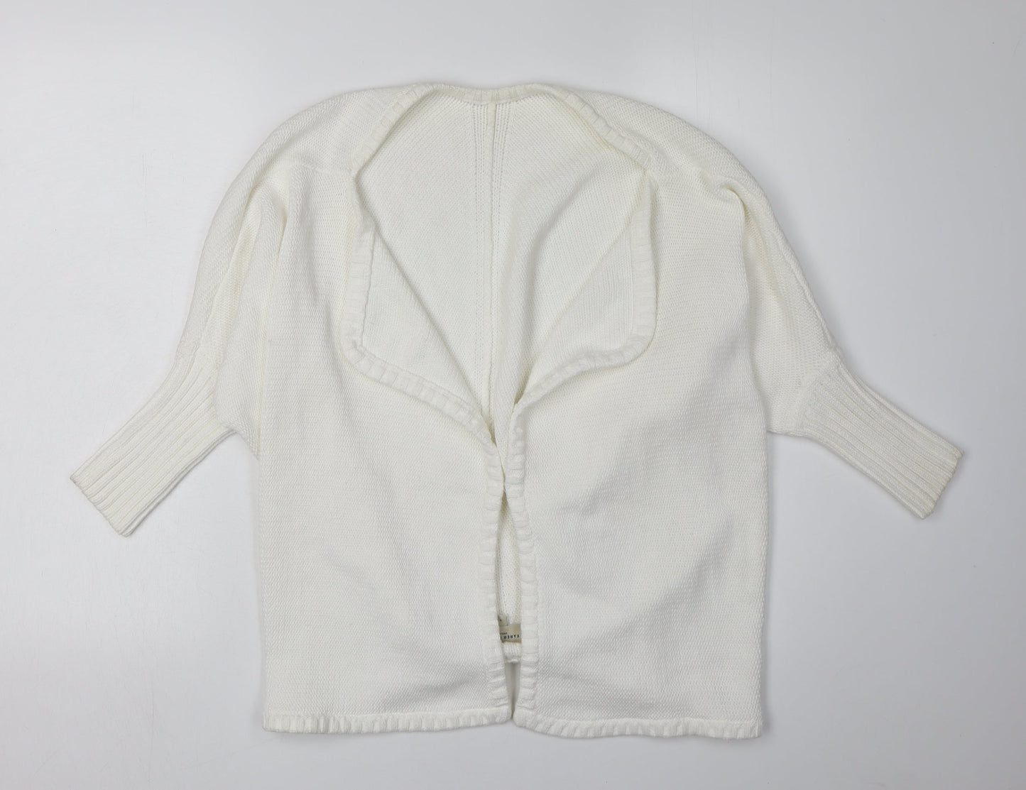 Womens UK Size 2 Karen Millen White Cardigan Jumper