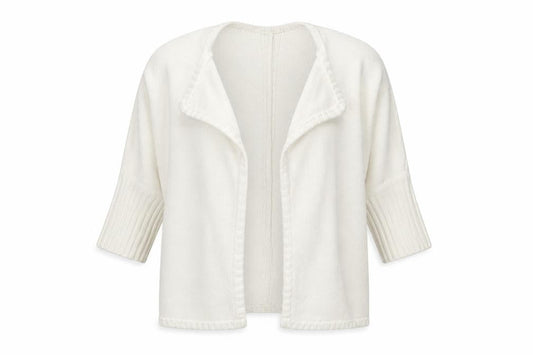 Womens UK Size 2 Karen Millen White Cardigan Jumper