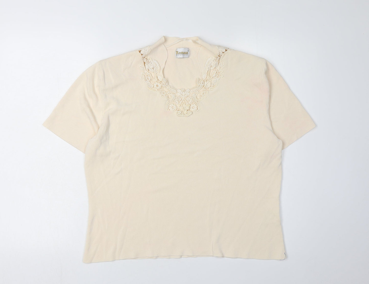 Womens UK Size L Roman Originals Beige  Jumper