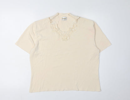 Womens UK Size L Roman Originals Beige  Jumper