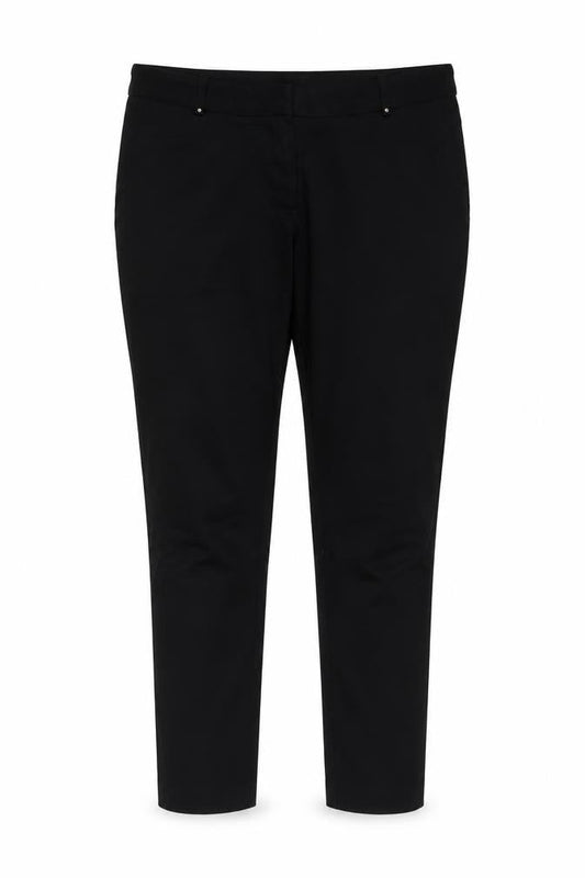 Womens UK Size 14 Redherring Slim Fit Skinny Black Trousers