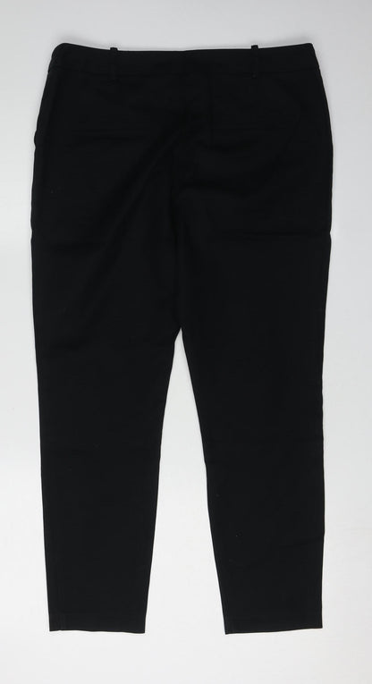 Womens UK Size 14 Redherring Slim Fit Skinny Black Trousers