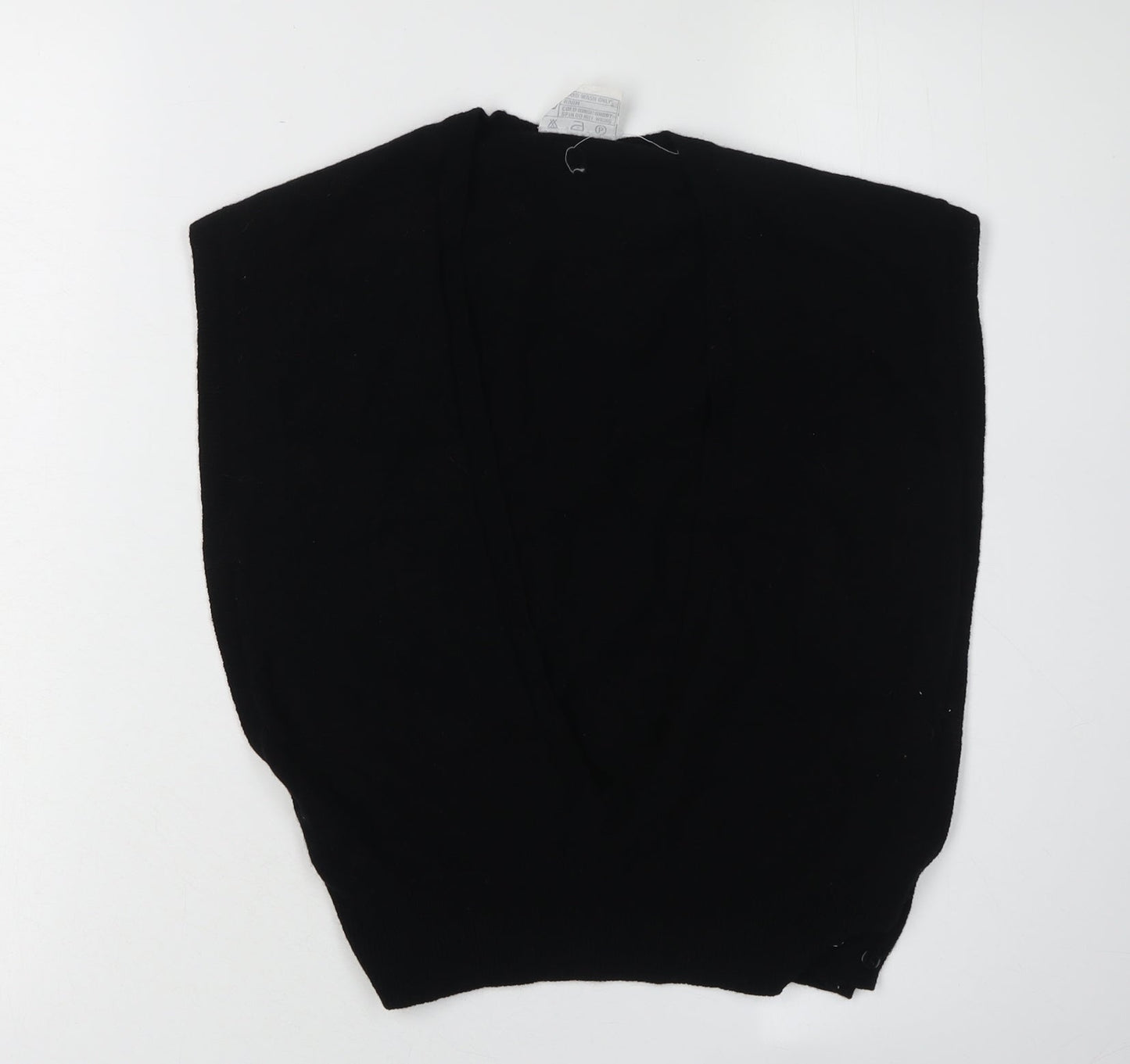 Tour de Force Women's Black Wool Pullover Jumper, S