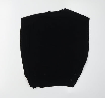 Tour de Force Women's Black Wool Pullover Jumper, S