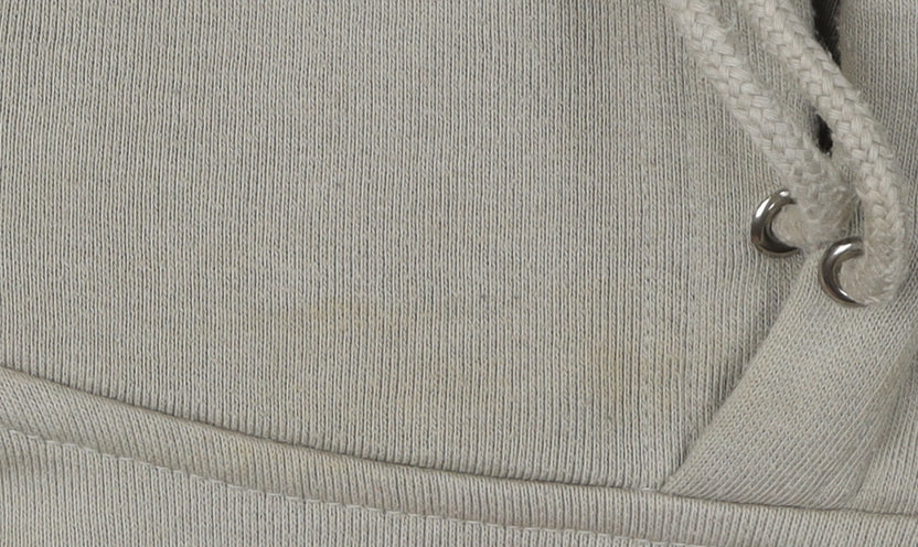 WE Beige Unisex Hoodie XL with Logo Design