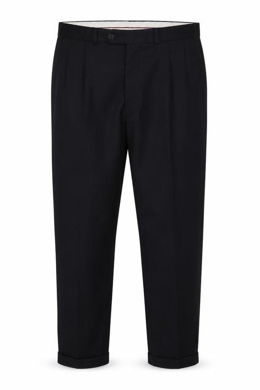 Mens UK Size L BHS  Formal Black Trousers