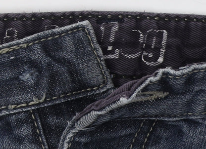 Denim Co Men's Blue Straight Jeans - Size L