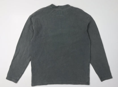 Weird Fish Men's Green Pullover Sweatshirt S