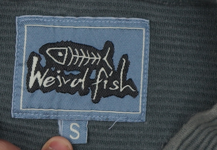 Weird Fish Men's Green Pullover Sweatshirt S