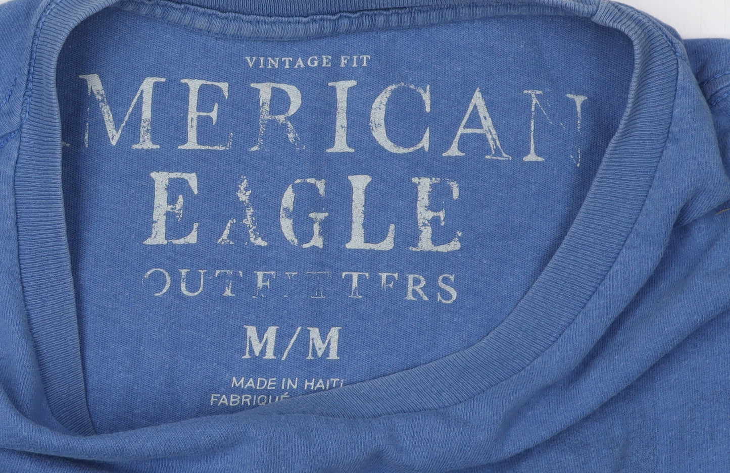 Mens UK Size M American Eagle Outfitters Blue  T-Shirt