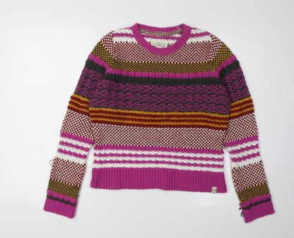 Womens UK Size M SoulCal & Co Multicoloured Pullover Jumper