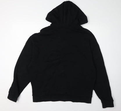 Crooked Tongues Men's Black Hoodie L Pullover Fleece