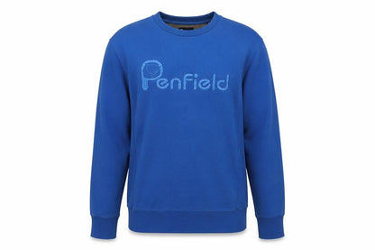 Penfield Men's Blue Sweatshirt, Size S, Crew Neck Pullover
