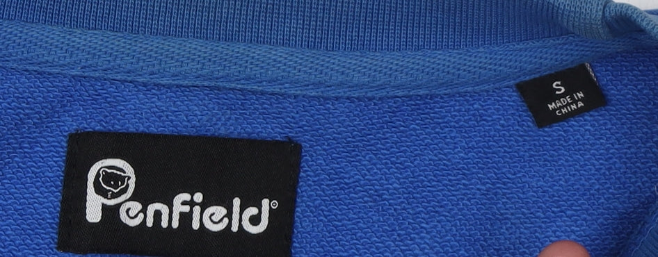 Penfield Men's Blue Sweatshirt, Size S, Crew Neck Pullover