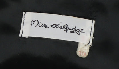 Miss Selfridge Women’s Black Suit Waistcoat, Lined, Very Good