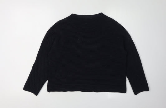 Womens UK Size S H&M Black Pullover Jumper