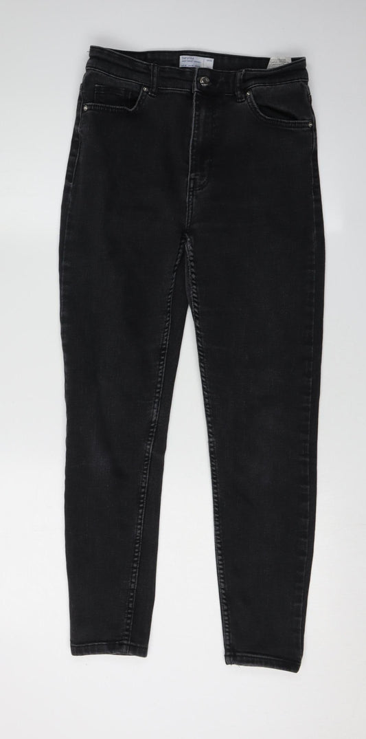 Bershka Women's Black Skinny High Waist Jeans Size 10