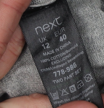 Womens UK Size 12 NEXT Grey Pullover Jumper