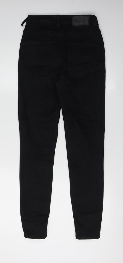 Womens UK Size S Pieces Slim Fit Skinny Black Jeans