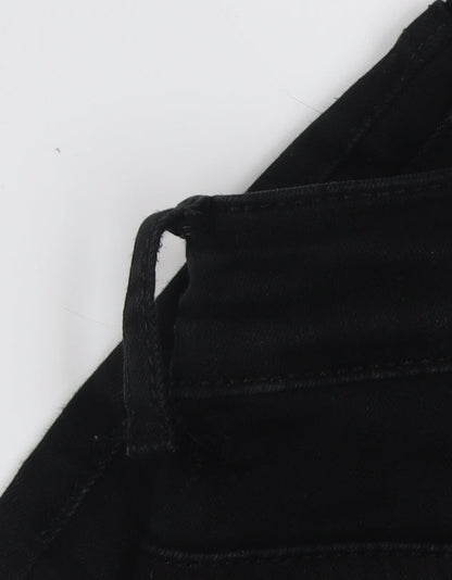 Womens UK Size S Pieces Slim Fit Skinny Black Jeans