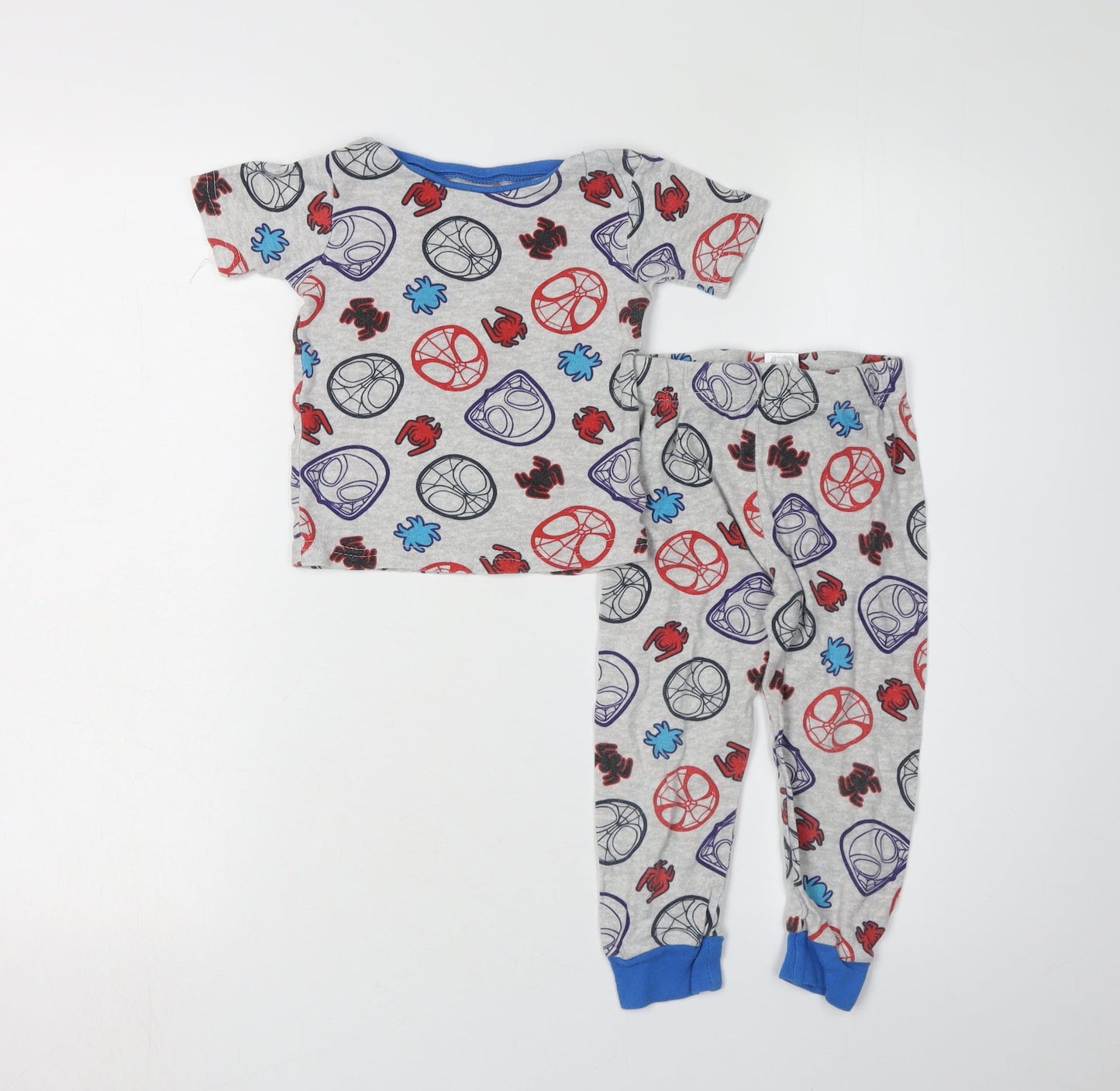Marvel Boys Multicoloured Spider-Man Pyjama Set - Size 4 Years
