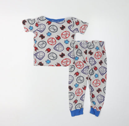 Marvel Boys Multicoloured Spider-Man Pyjama Set - Size 4 Years