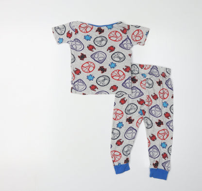 Marvel Boys Multicoloured Spider-Man Pyjama Set - Size 4 Years