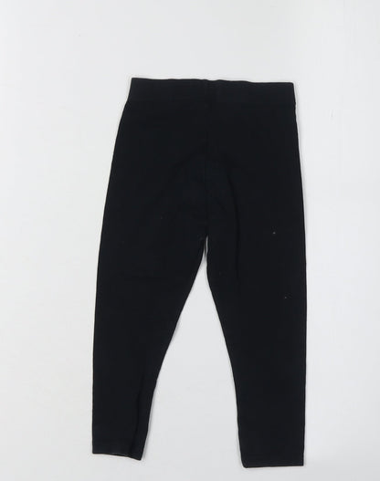 George Girls Black Minnie Mouse Leggings 2-3 Years