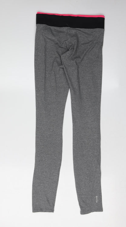 Oxylane Girls Grey Ankle Leggings 2XS Activewear
