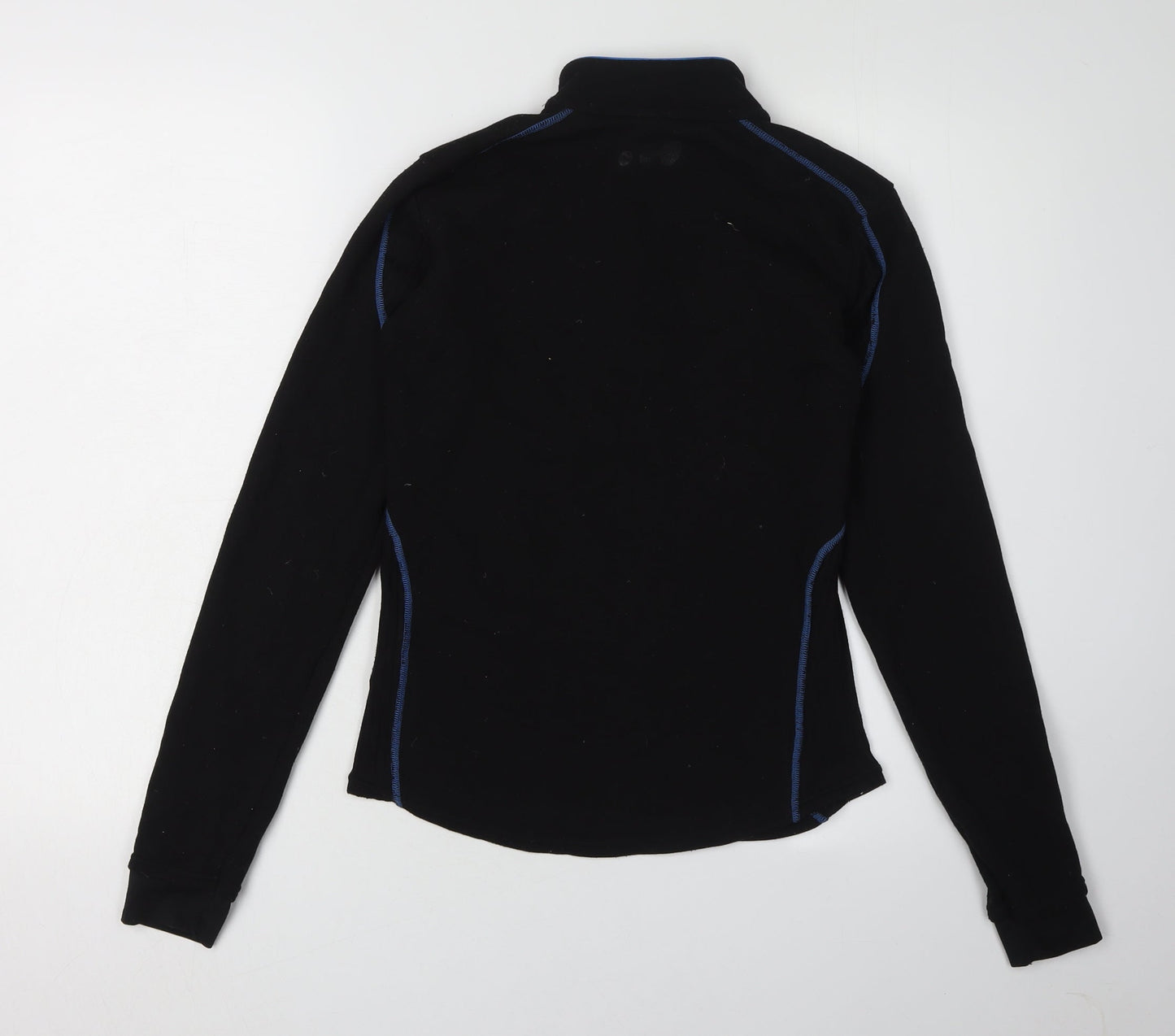 Oxylane Boys Black 1/4 Zip Sweatshirt, Size 14 Years