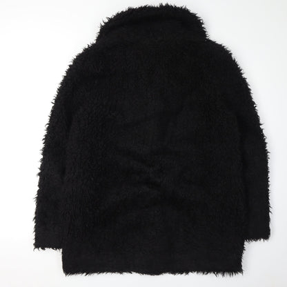 Womens UK Size 16 Topshop Black Basic Jacket