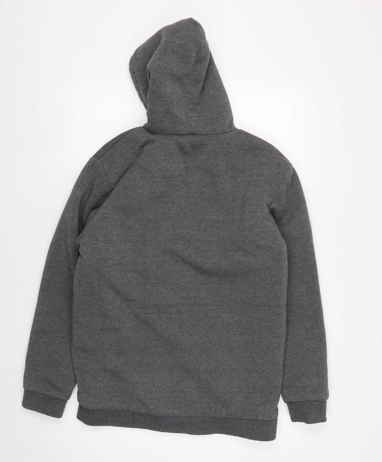 Brave Soul Boys Grey Full Zip Hoodie 13 Years - Fleece Warm