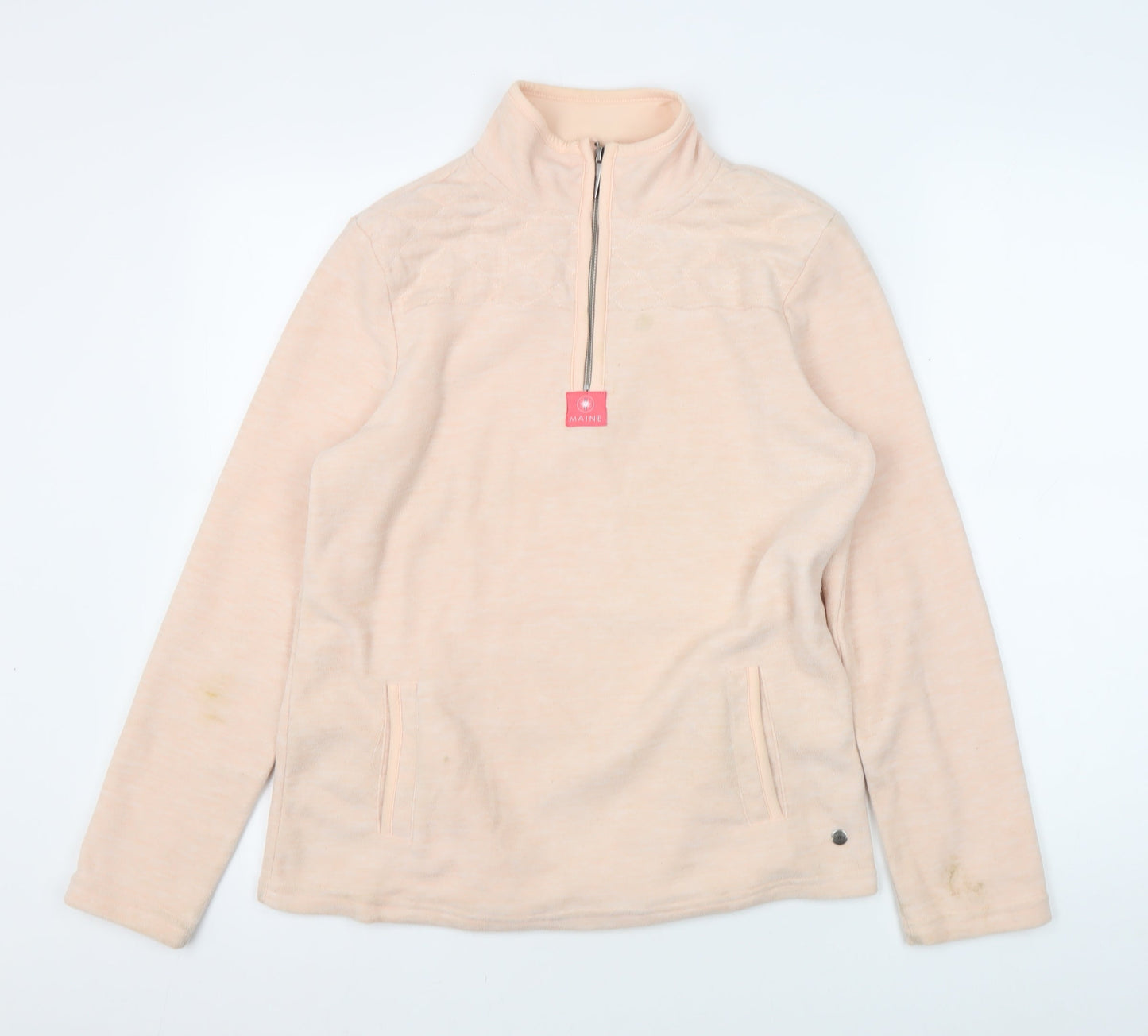 New England Women's Beige Pullover Sweatshirt Size 12