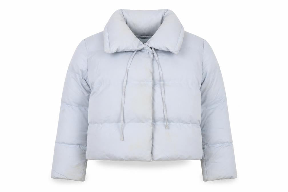 Womens UK Size 12 In the Style Grey Puffer Jacket
